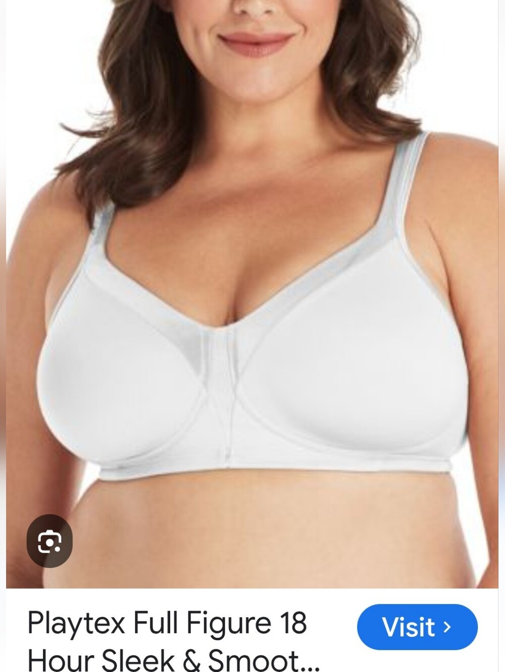 Brassiere white size 38D soft cups Adjustable straps no underwires🌹🌹